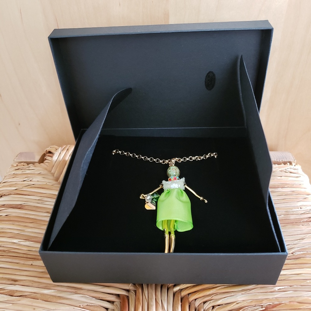 Made in Italy Murano Doll Necklace NEW!